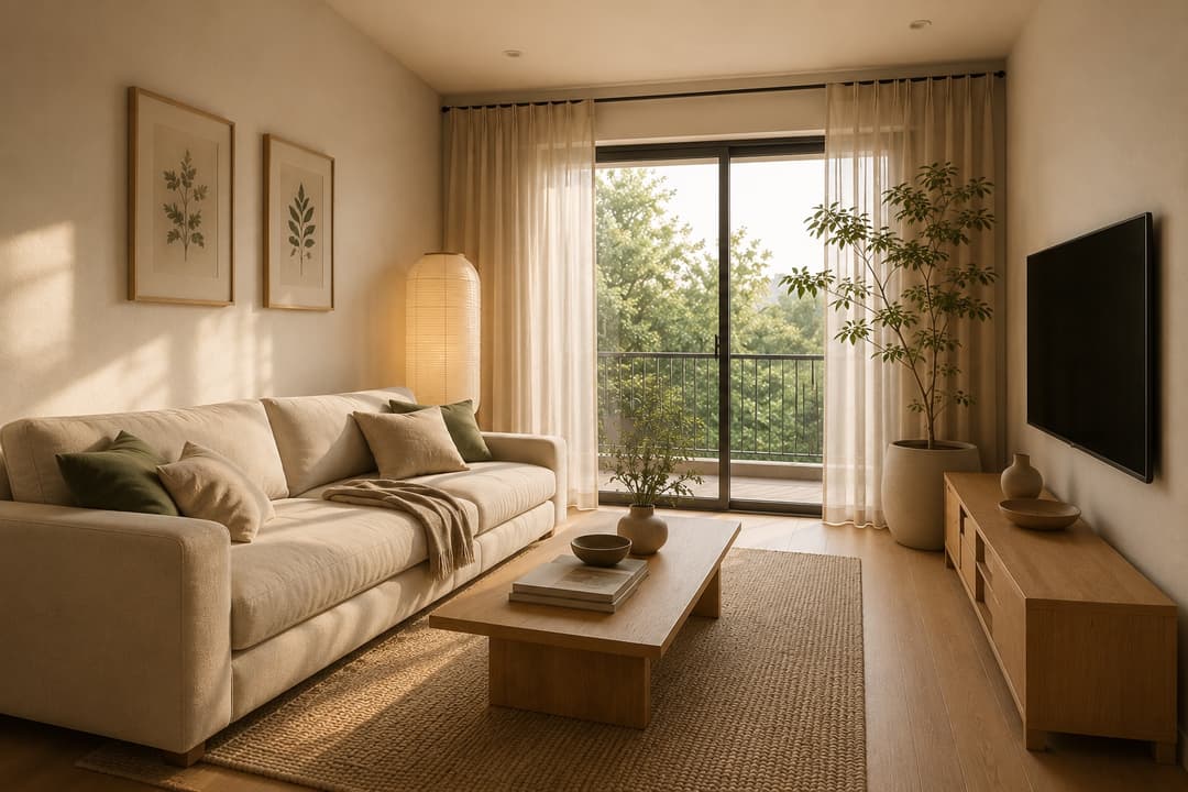 Japandi living room