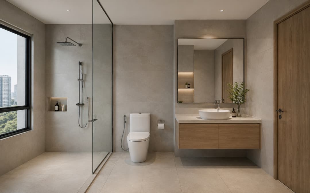 Contemporary bathroom