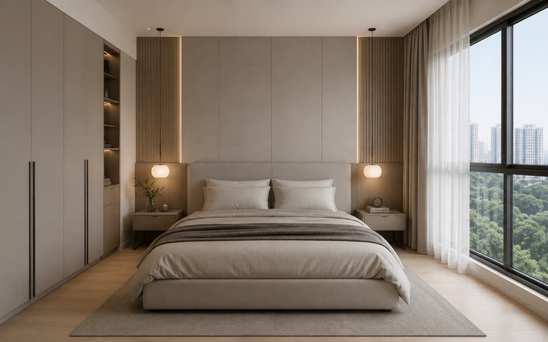 Contemporary bedroom