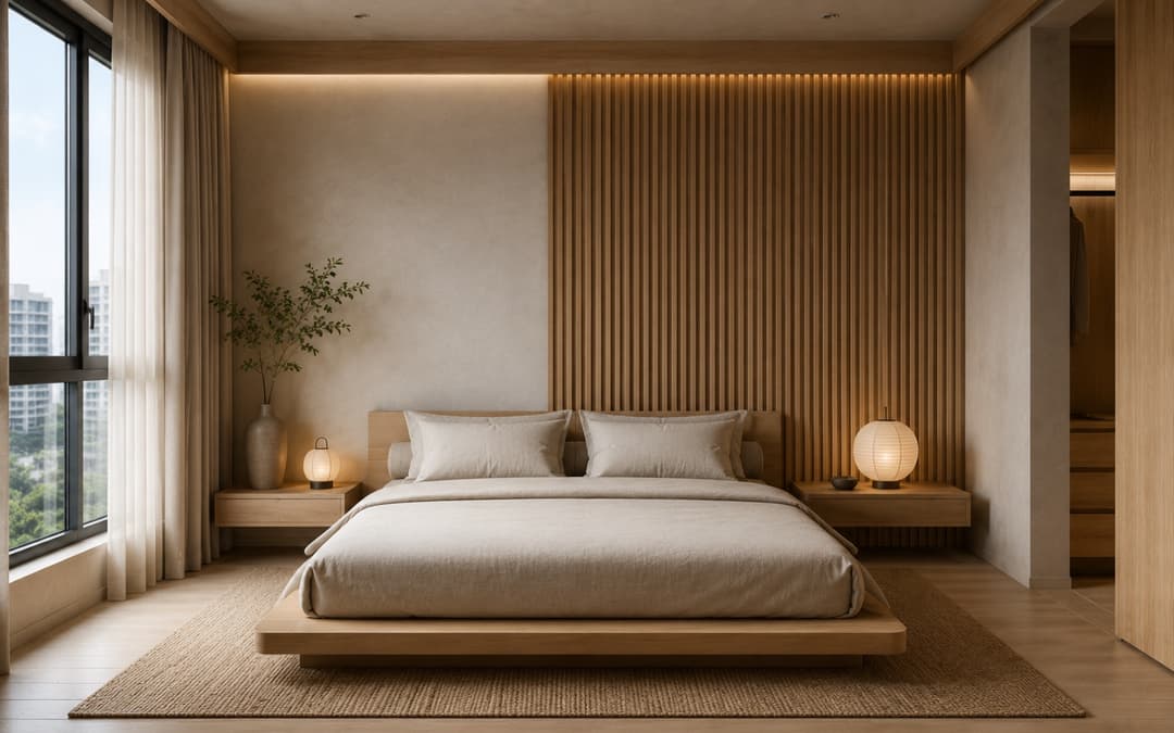Japandi bedroom