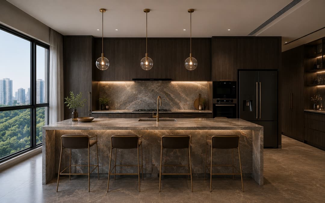 Modern luxe kitchen